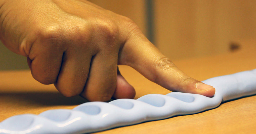 Ergotherapie | Knete Fingerabdruck